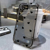 Transparent Love Heart iPhone Case